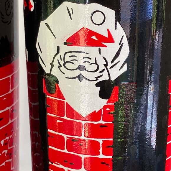 Libbey Santa and Chimney High Ball Glasses - Set of 4 - Picture 13 of 15